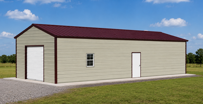20' x 40' Standard Metal Garages
