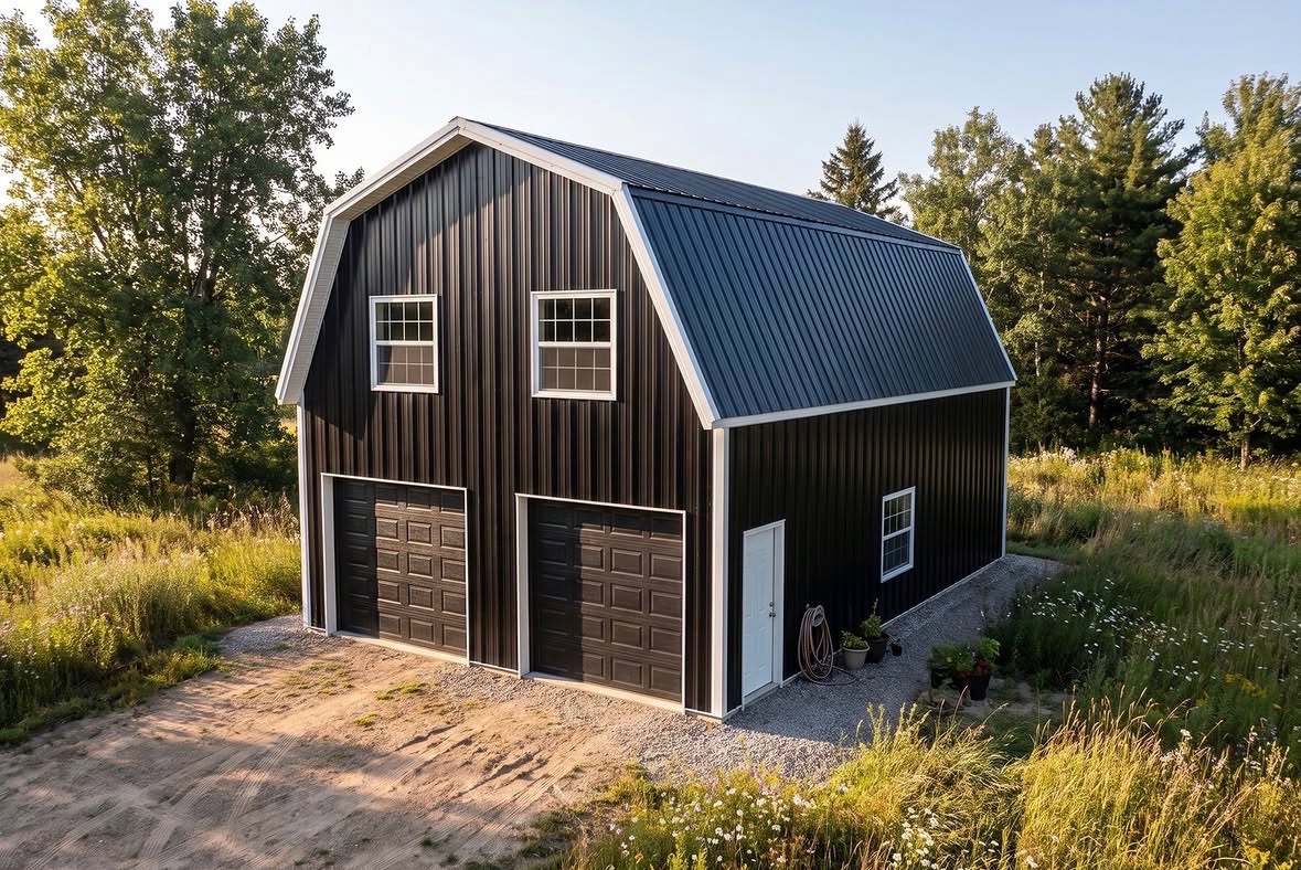 26x35x10 Gambrel Barn
