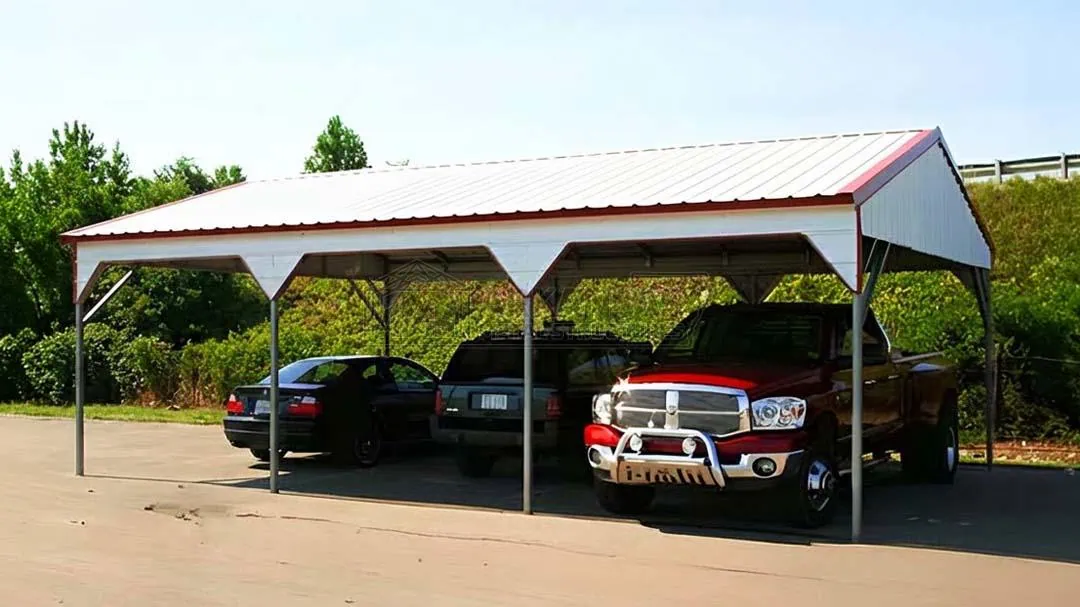 18x30x9 Three Car Carport