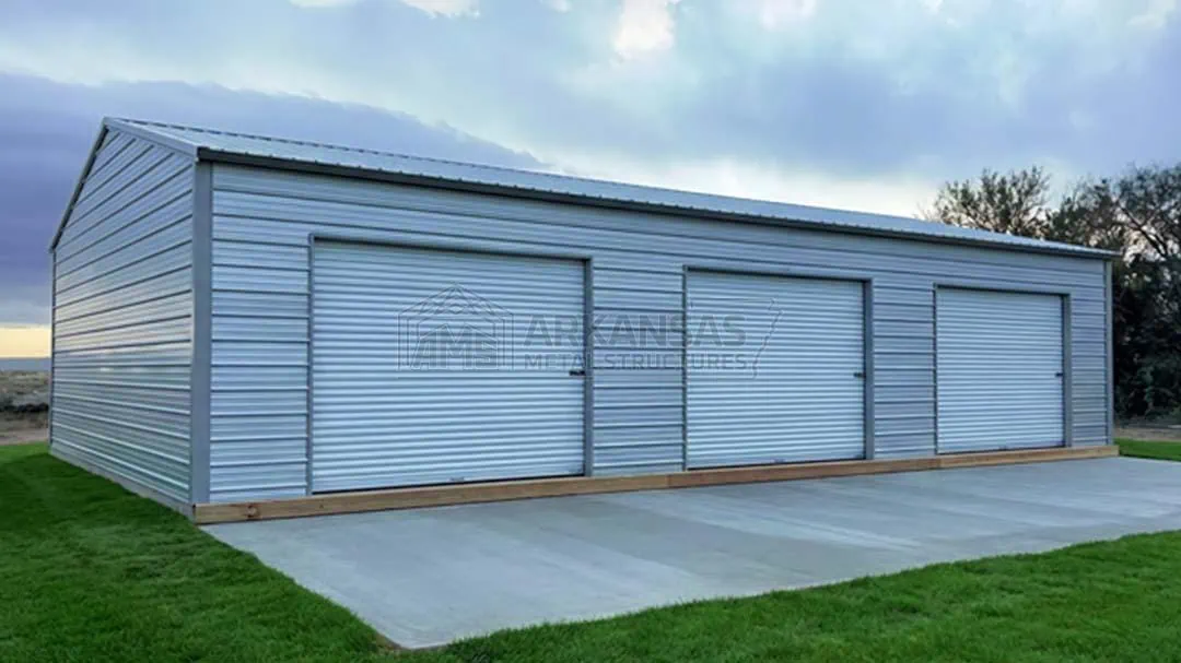 20x35x9 Three Car Garage