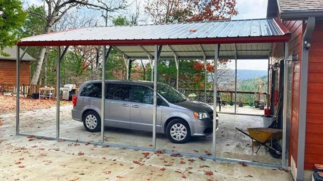 24x25x9 Metal Carport
